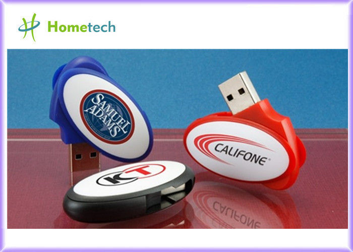 Pamięć flash USB OEM z niebieskiego tworzywa sztucznego 8 GB, plastikowa pamięć USB 2.0 z niestandardowym logo pendrive USB